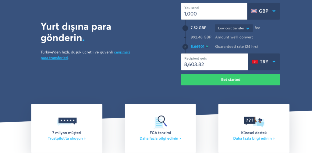 transferwise ile uluslararası para transferi