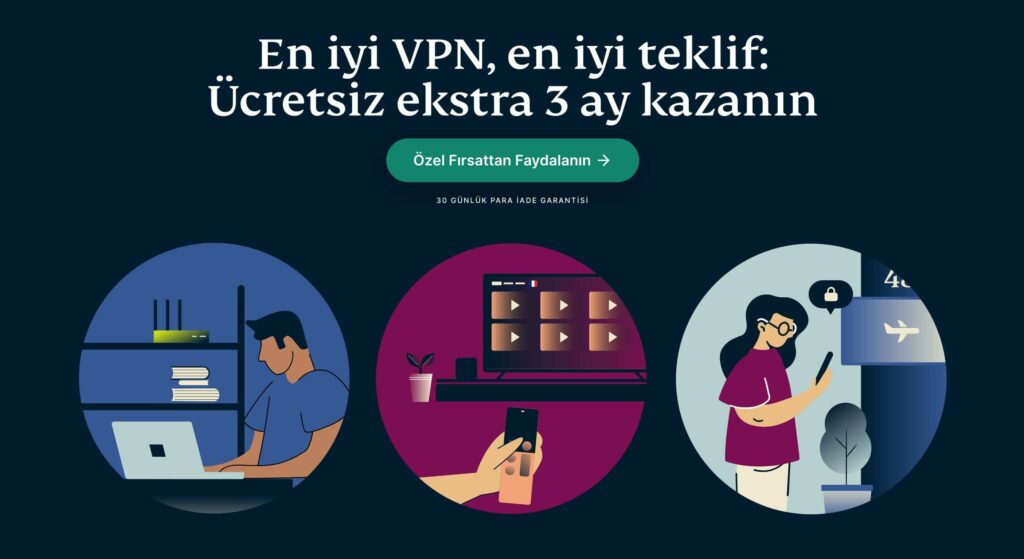 ExpressVPN 3 ay ücretsiz kampanya