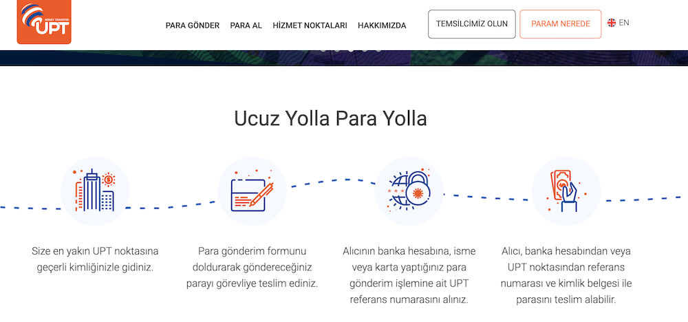 upt para gönderme yurtdışı